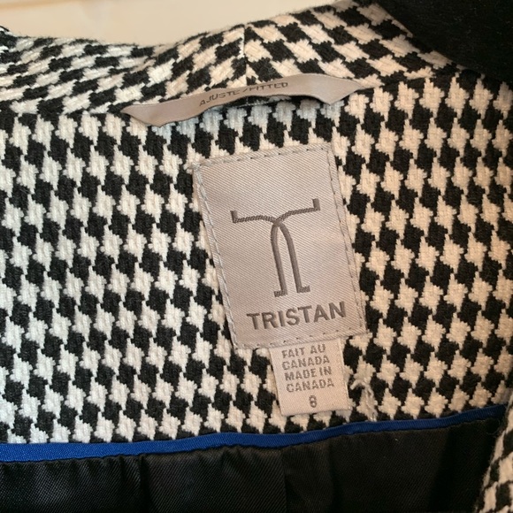 Tristan | Fitted Houndstooth Blazer - Picture 5 of 6